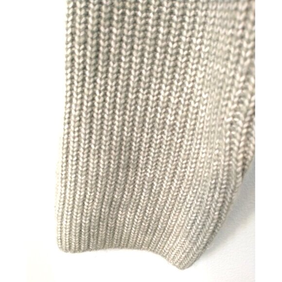 Jessica Simpson Women's Cardigan Buttons Sage Green Cropped Sweater - Large - Picture 5 of 9